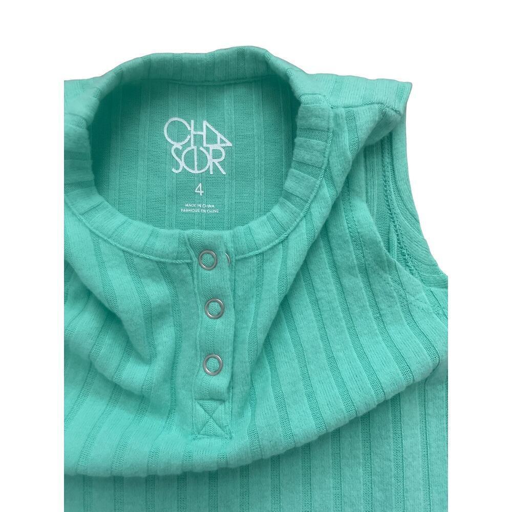 Chaser Green Ribbed Matching Set Size 4 - Picture 3 of 6